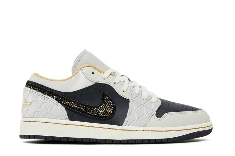 Buy Air Jordan 1 Low SE 'Beaded Swoosh' - DV1762 001 | GOAT