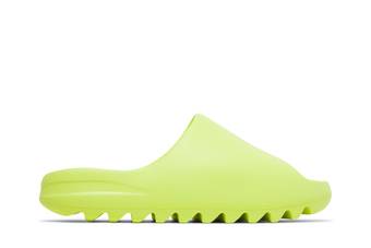 Buy Yeezy Slides 'Glow Green' 2022 - HQ6447 | GOAT