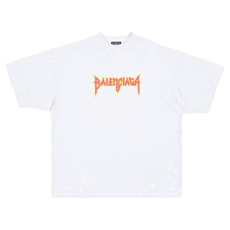 Buy Balenciaga Oversized T-Shirt 'Dirty White' - 694576 TMV88 9012