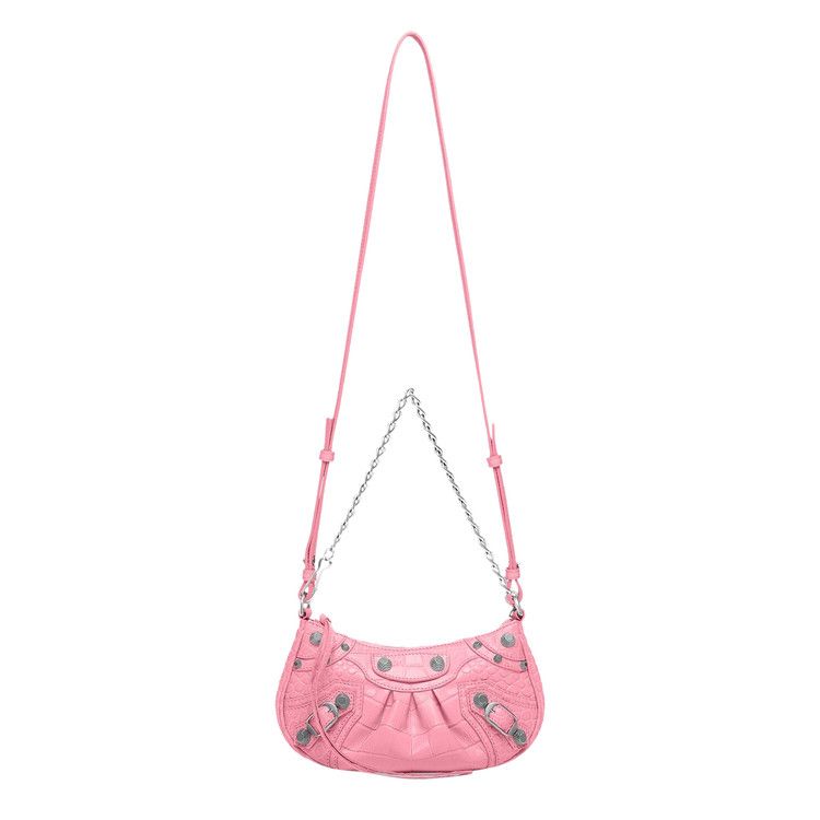 Balenciaga Mini Le Cagole Chain Bag Sweet Pink