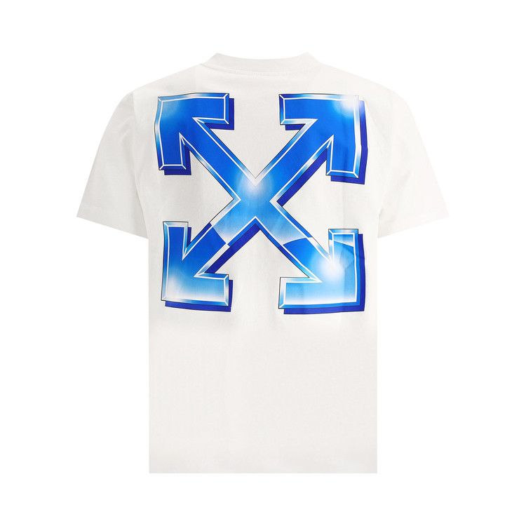 Buy Off-White Metal Arrow Slim Tee 'White' OMAA027S22JER0190139