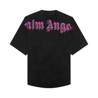 Palm Angels PMAA002S25JER0041313 関税送料込 Palm Angels studded-logo Cotton Sweatshirt | Black | FARFETCH