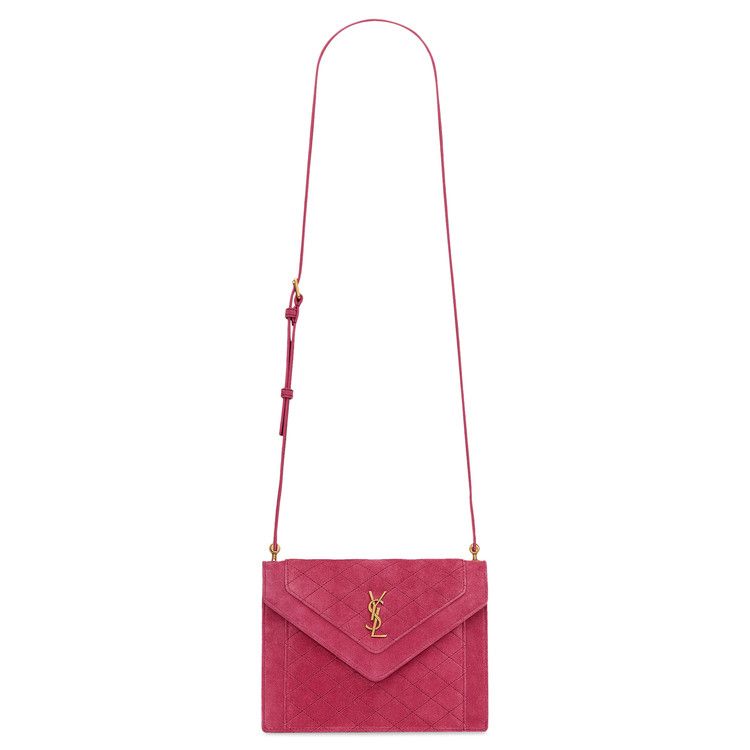 Saint Laurent Mini Gaby Monogram Satchel Bag Rose
