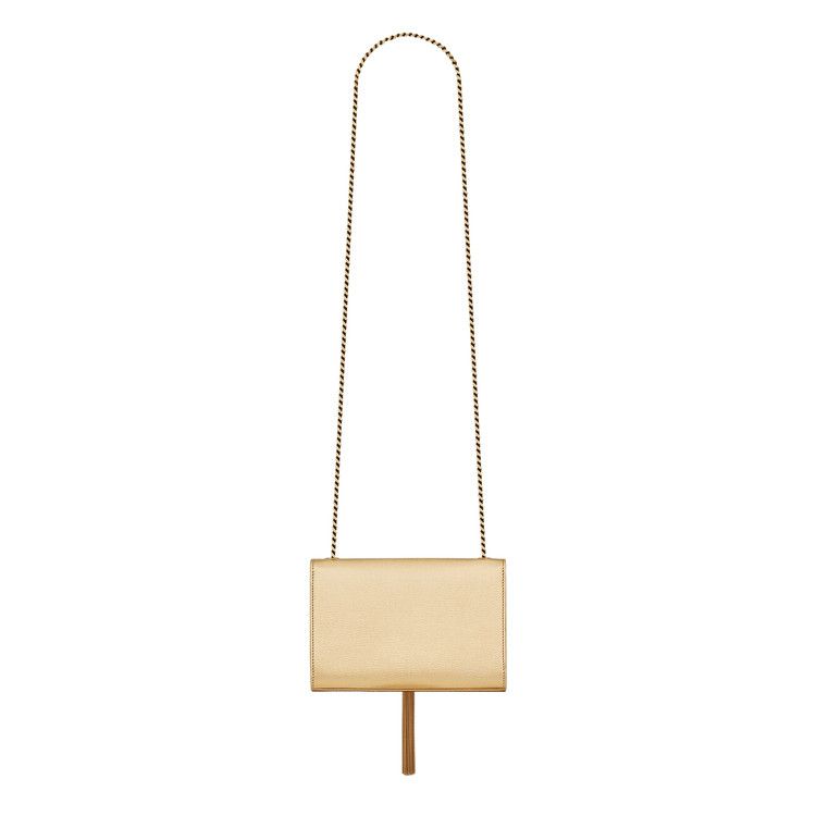 Saint Laurent Small Kate Tassel Monogram Chain Bag Oro