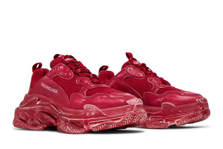 Balenciaga Wmns Triple S Sneaker 'Dark Red'