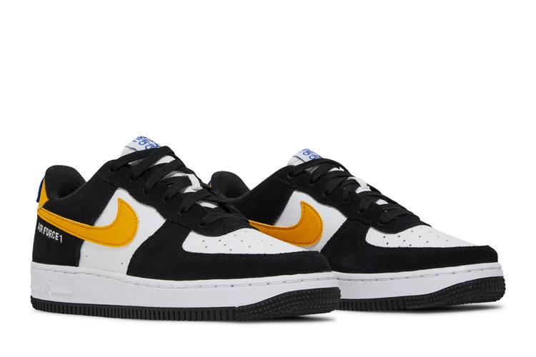 Nike Air Force 1 '07 LV8 sneakers in black/dark sulfur