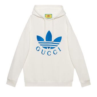 Buy adidas x Gucci Sweatshirt 'White' - 702607 XJEDA 9088 | GOAT