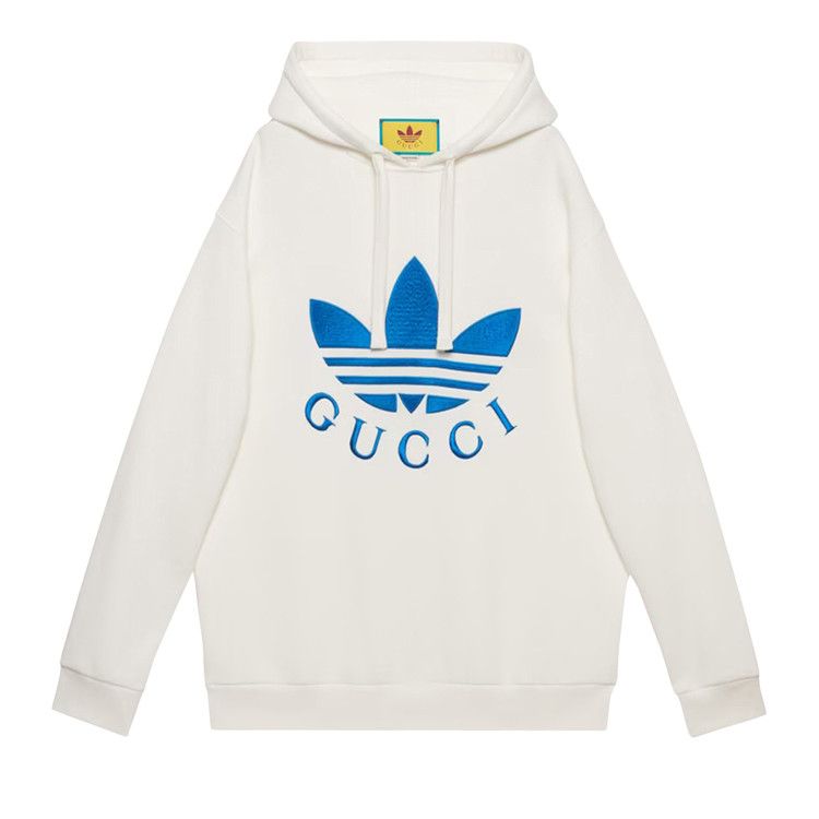 Buy adidas x Gucci Sweatshirt 'White' - 702607 XJEDA 9088 | GOAT