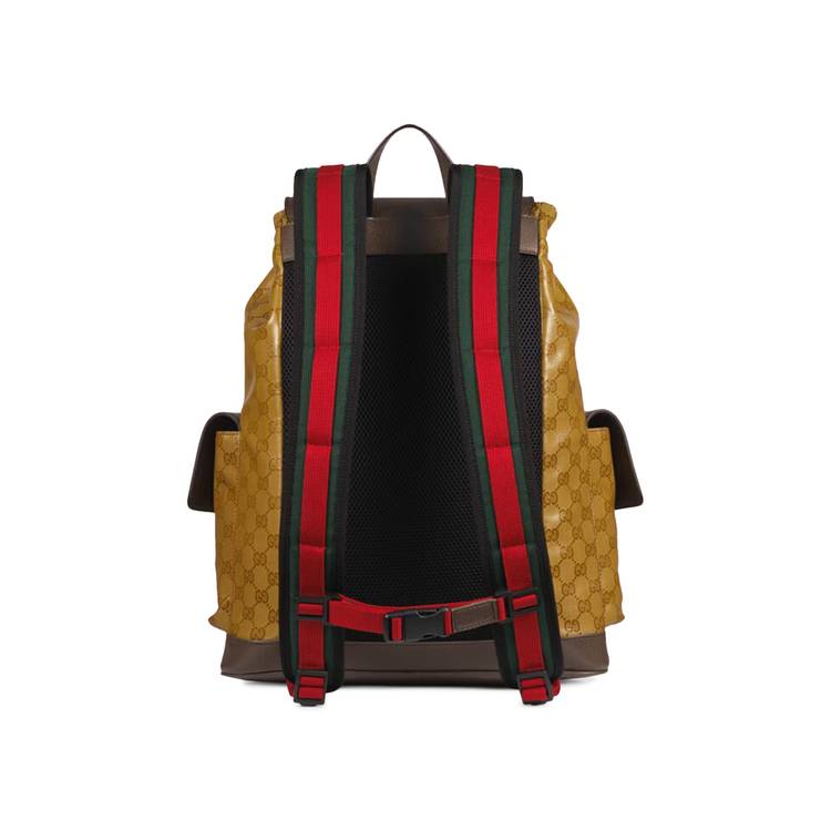 GUCCI GG Supreme Canvas Backpack Black 495563