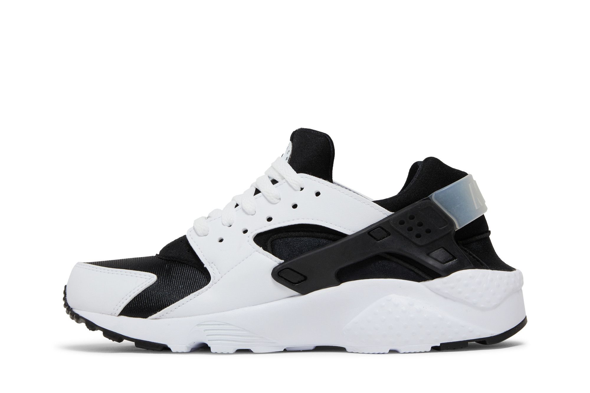 Pre-owned Nike Huarache Run Gs 'black White'