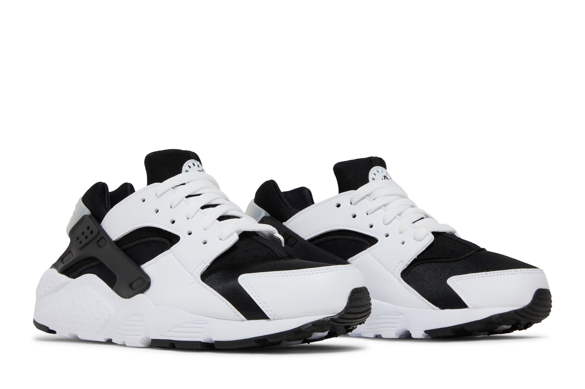 Pre-owned Nike Huarache Run Gs 'black White'