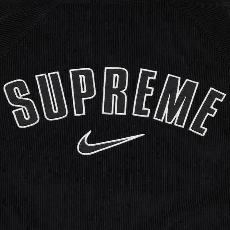 Buy Supreme x Nike Arc Corduroy Hooded Jacket 'Black' - SS22J1