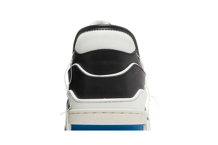 Louis Vuitton - White/Sky Blue 'UNC' Leather Trainer Sneakers