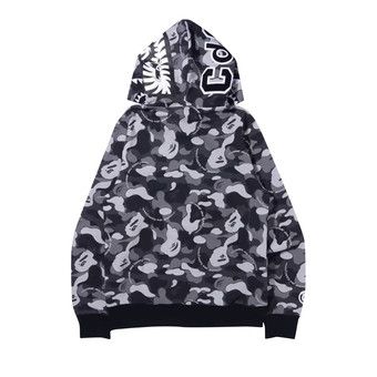 Buy BAPE x Comme des Garçons Osaka Shark Full Zip Hoodie 'Black
