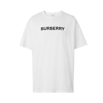 Burberry Logo Print Oversized T-Shirt White Price in India