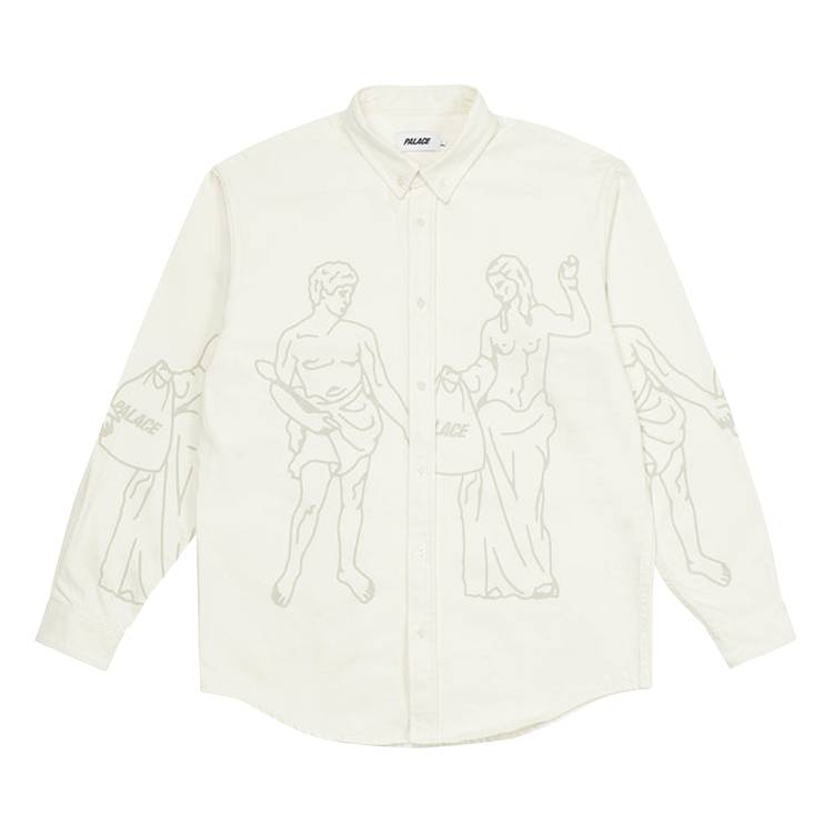 Buy Palace Londinium Shirt 'White' - P22SHT088 | GOAT