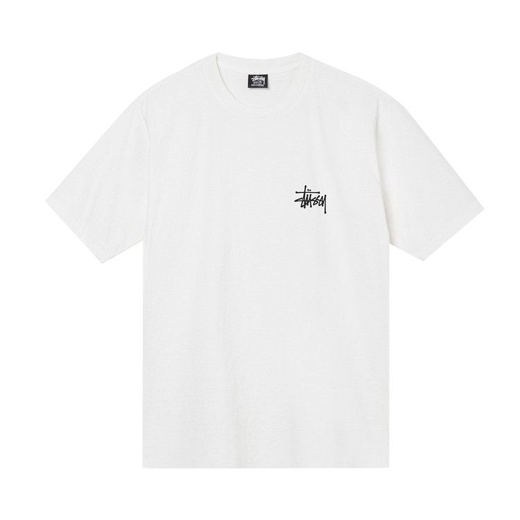 Buy Stussy Skull Wings Pigment Dyed Tee 'White' - 1904803