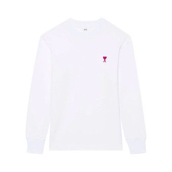 トップス ANDMARY Ami shirring logo tops / white ANDMARY】Ami