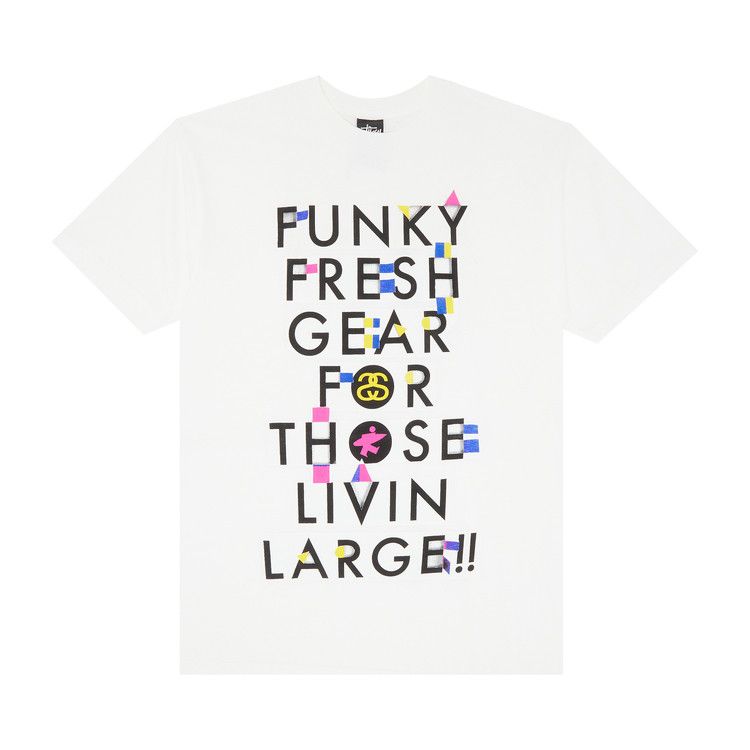 Buy Stussy Funky Fresh Gear For Those Livin Large!! Tee 'White