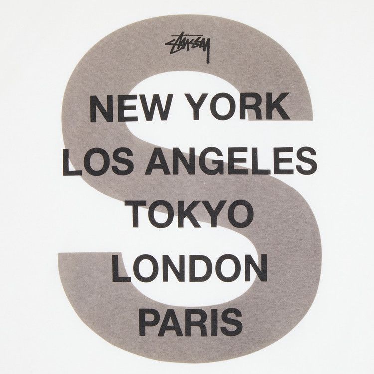 Stussy S Cities T-Shirt White