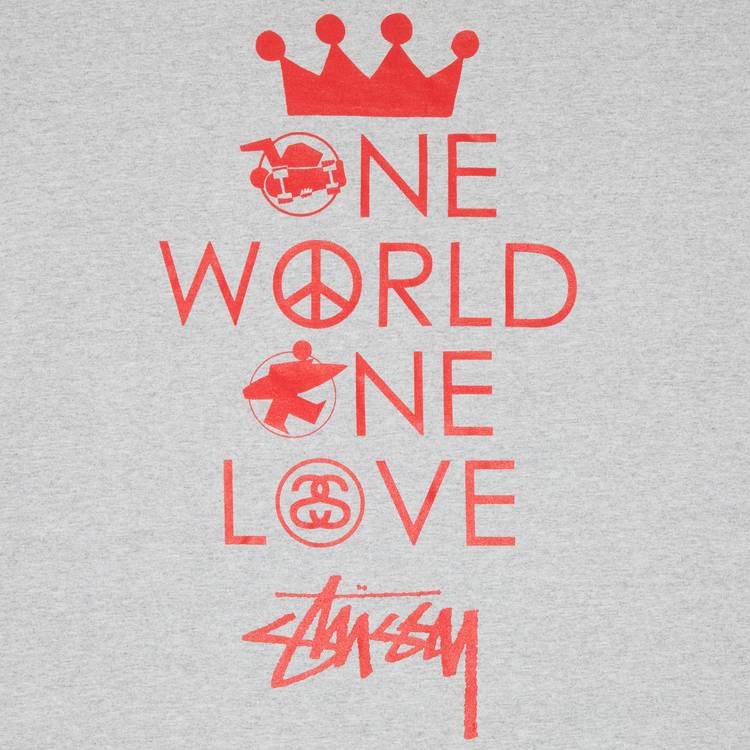 Buy Stussy Gear Increase The Peace Monogram Circle Tee 'Red' - 0535  100000103ITPM RED - Red