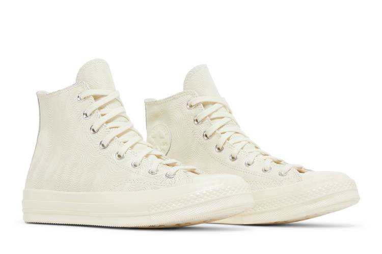 Buy Chuck 70 High 'Egret Embossed' - 171460C | GOAT