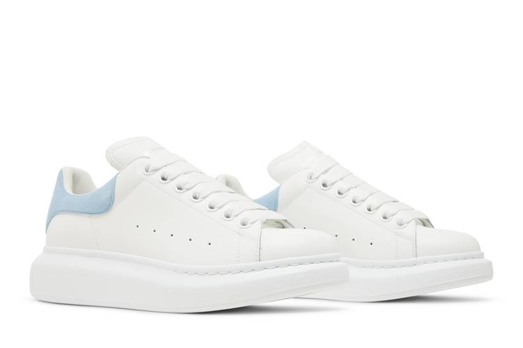 (WMNS) Alexander McQueen Oversized Sneaker 'White Dream Blue' 553770WHGP7-9048 US 10½