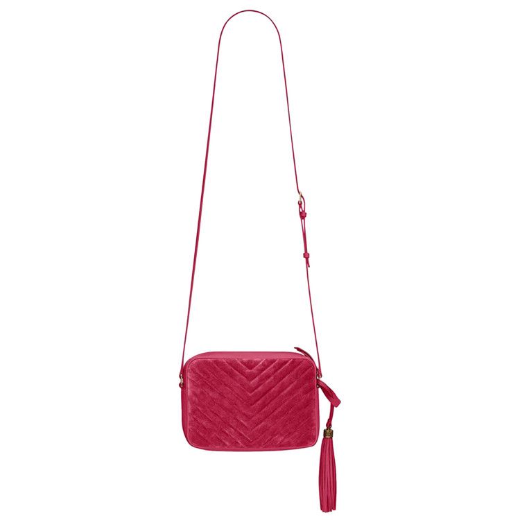 Saint Laurent Lou Camera Bag Rose Rubis