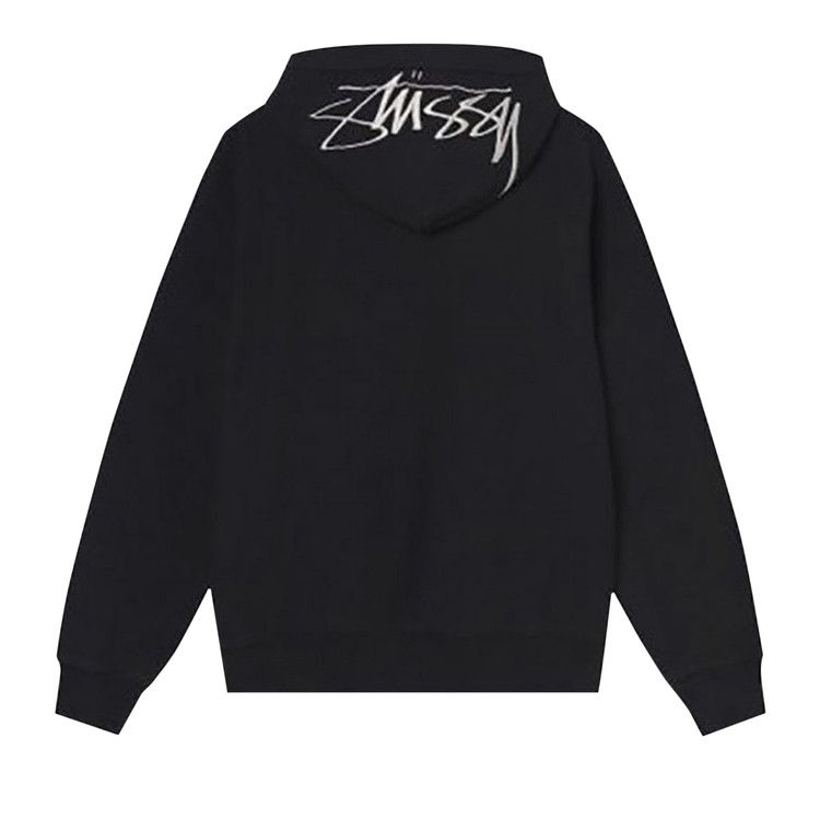 Stussy Back Hood Appliqué Hood Black