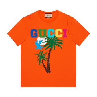 Gucci Palms T-Shirt 'Orange' | GOAT