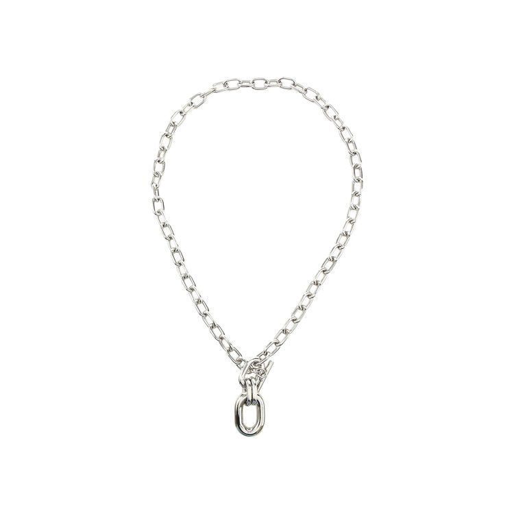 Buy Paco Rabanne Toggle Chain Pendant Necklace 'Silver
