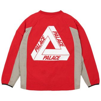 Buy Palace Shell Pullover Jacket 'Red' - P22JK139 | GOAT