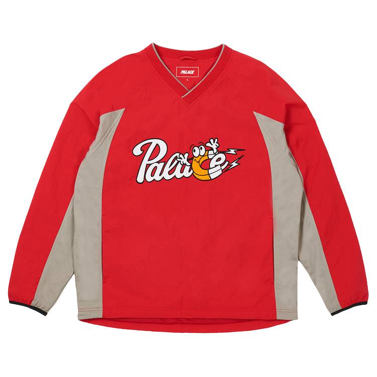 Buy Palace Shell Pullover Jacket 'Red' - P22JK139 | GOAT