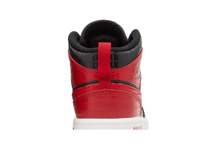 Air Jordan 1 Mid Ss Ps Black + Red = Bred