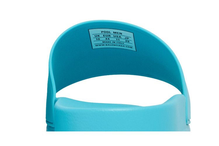 Balenciaga Pool Slides Bright Blue