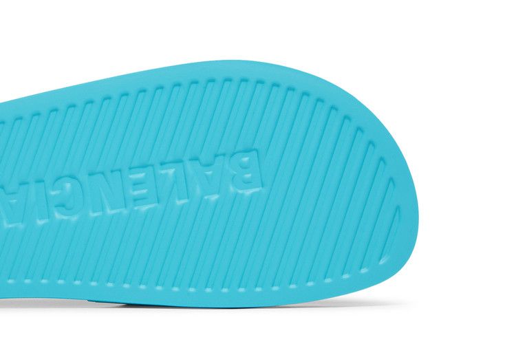Balenciaga Pool Slides Bright Blue