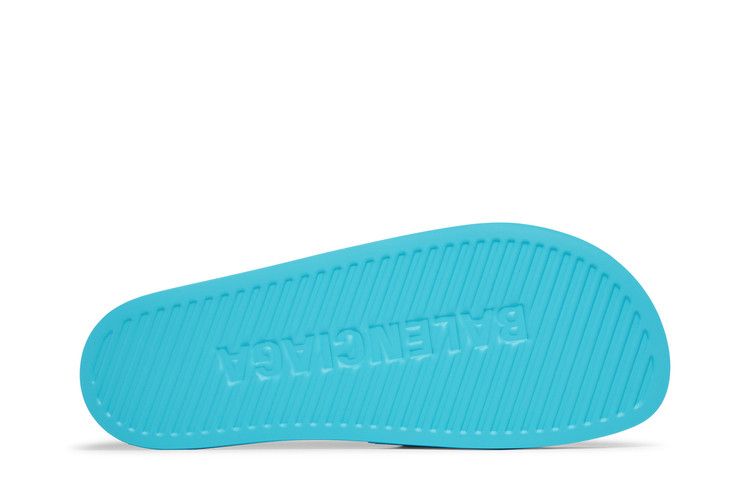 Balenciaga Pool Slides Bright Blue