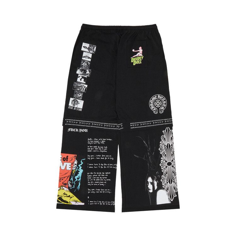Buy Chrome Hearts x Deadly Doll Sweatpants 'Black' - 1383