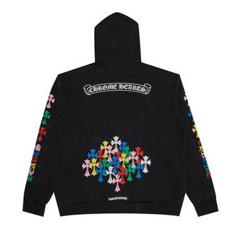 Chrome Hearts Cross Hoodie 'Black/Multicolor'