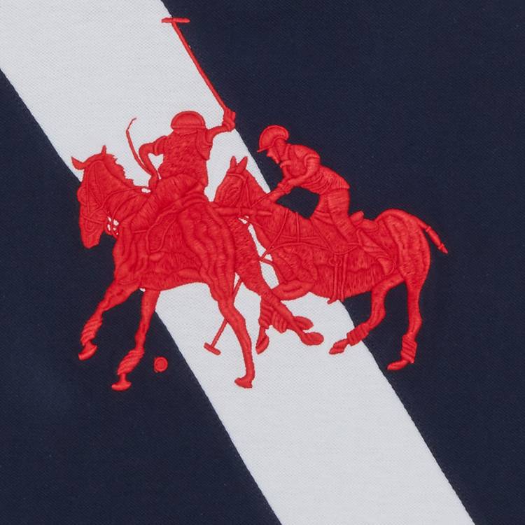 Vintage polo Ralph Lauren double horse stripe polo shirt (M) – The Retro  Recovery