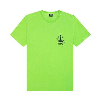 Buy Stussy Regal Crown Pigment Dyed Tee 'Green' - 1904771
