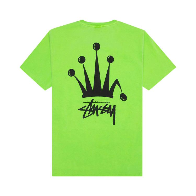 Buy Stussy Regal Crown Pigment Dyed Tee 'Green' - 1904771