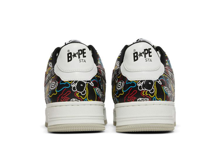 Medicom Toy X Bapesta Low M2 Be@R Camo - Black