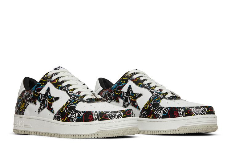 Medicom Toy X Bapesta Low M2 Be@R Camo - Black