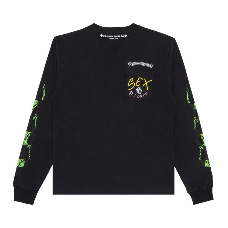 Buy Chrome Hearts x Matty Boy Sex Records Flame Long-Sleeve 'Black 