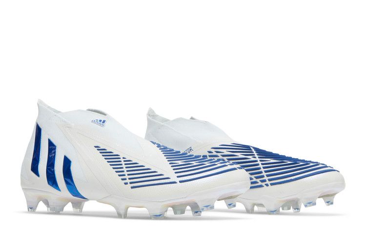 Adidas Predator Edge+ Fg White Hi-Res Blue