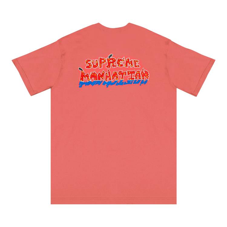 Supreme Michael Jackson Tee Bright Coral T Shirt Medium