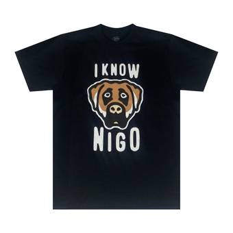 Buy I Know Nigo Dog Head Tee (New York Pop Up) 'Black' - 5182 