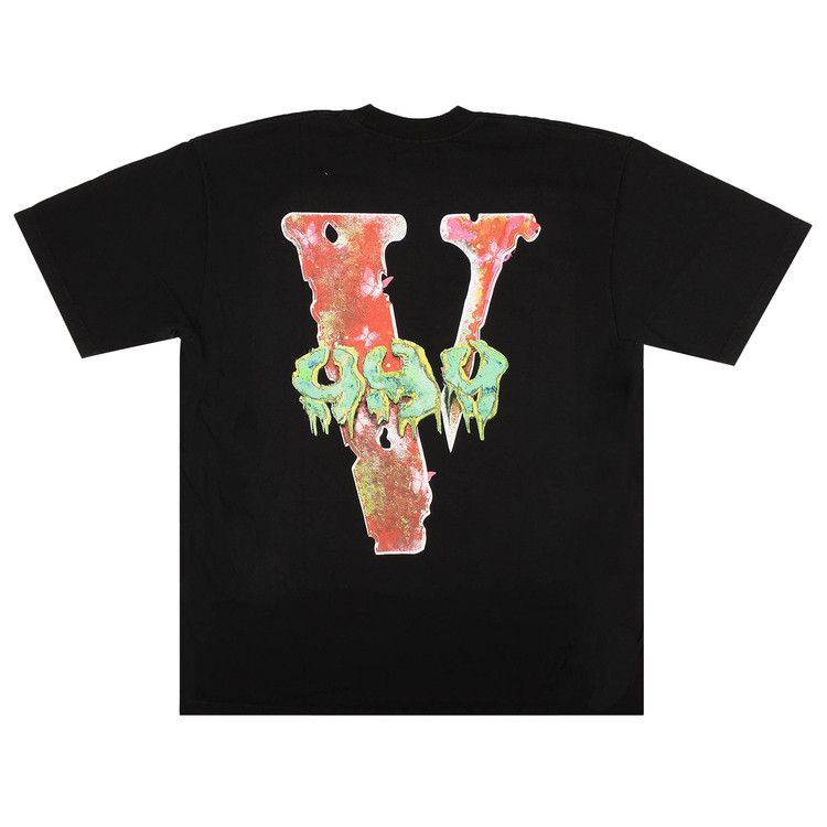 VLONE x Juice Wrld hot Barbwires Black T-shirt