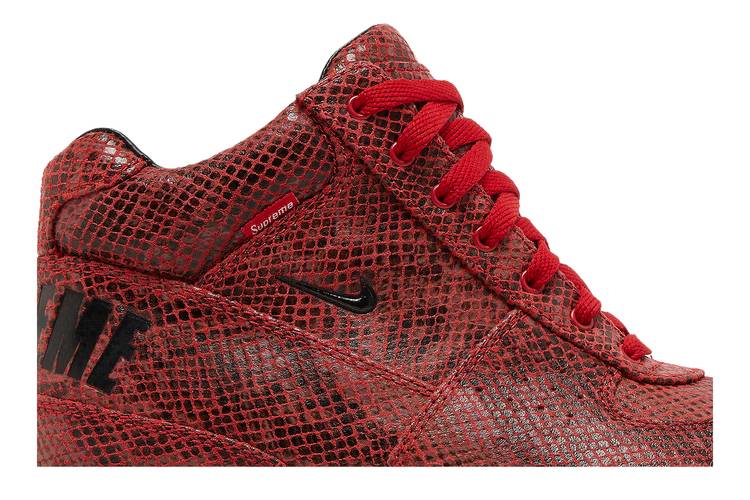 Nike x Supreme Air Max Goadome Red Snakeskin Sneakers - Farfetch